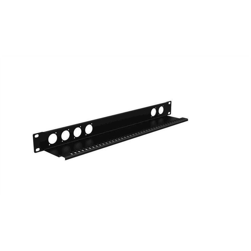 1 Unit Rackpanel For 6 Bøsninger M Aflastning fra Caymon