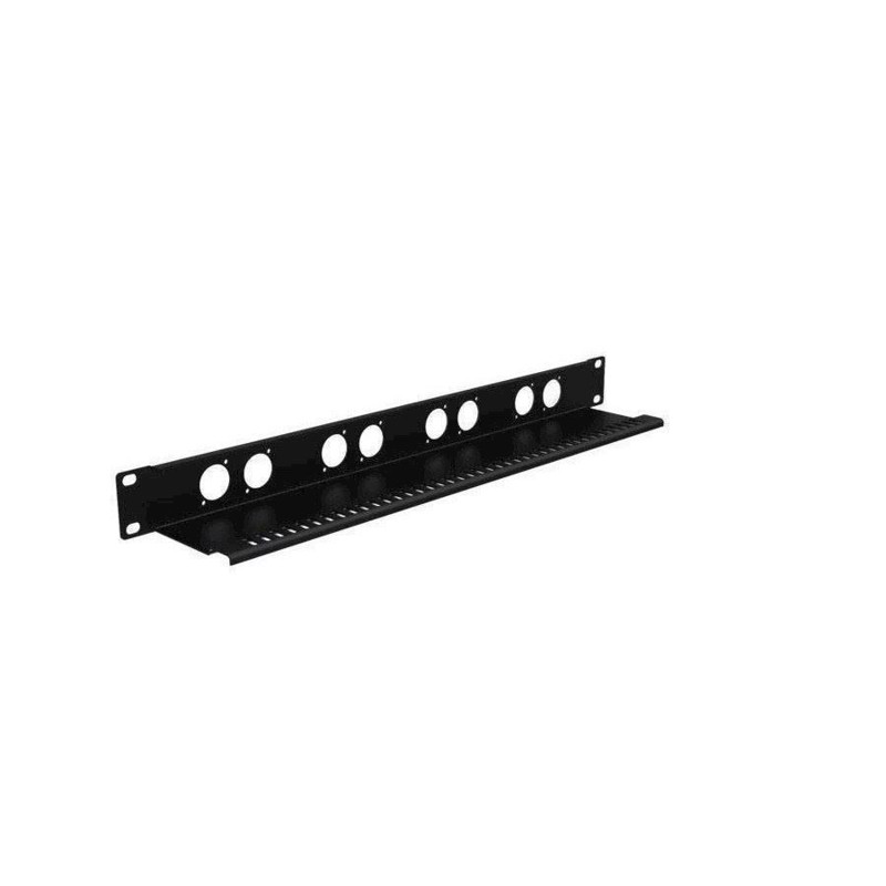 1 Unit Rackpanel For 8 Bøsninger M Aflastning fra Caymon