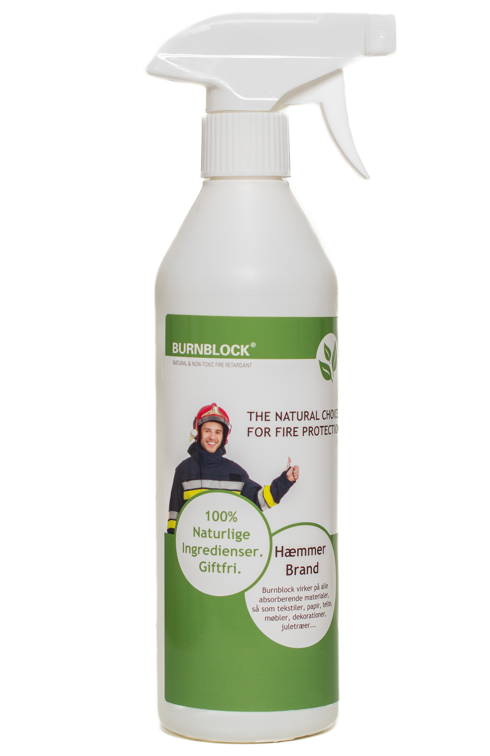 Brandimprægnering   0,5l Spray fra Burnblock