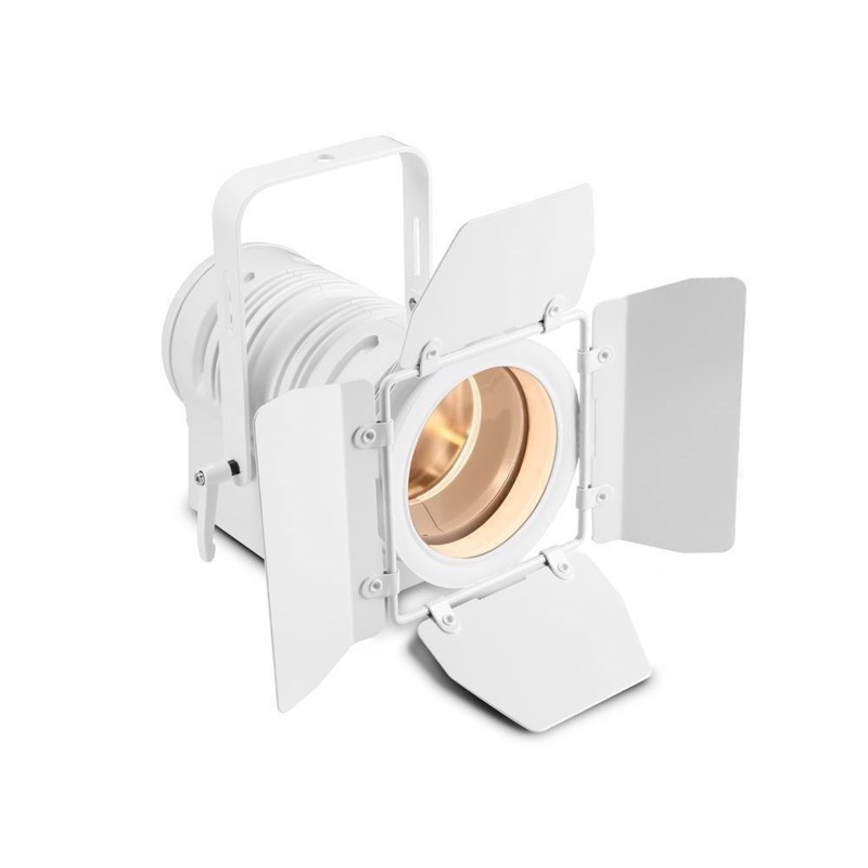 Theatre Spotlight With Pc Lens And 40 Watt Warm White Led In White Housing   Ts 40 Ww Wh fra Cameo