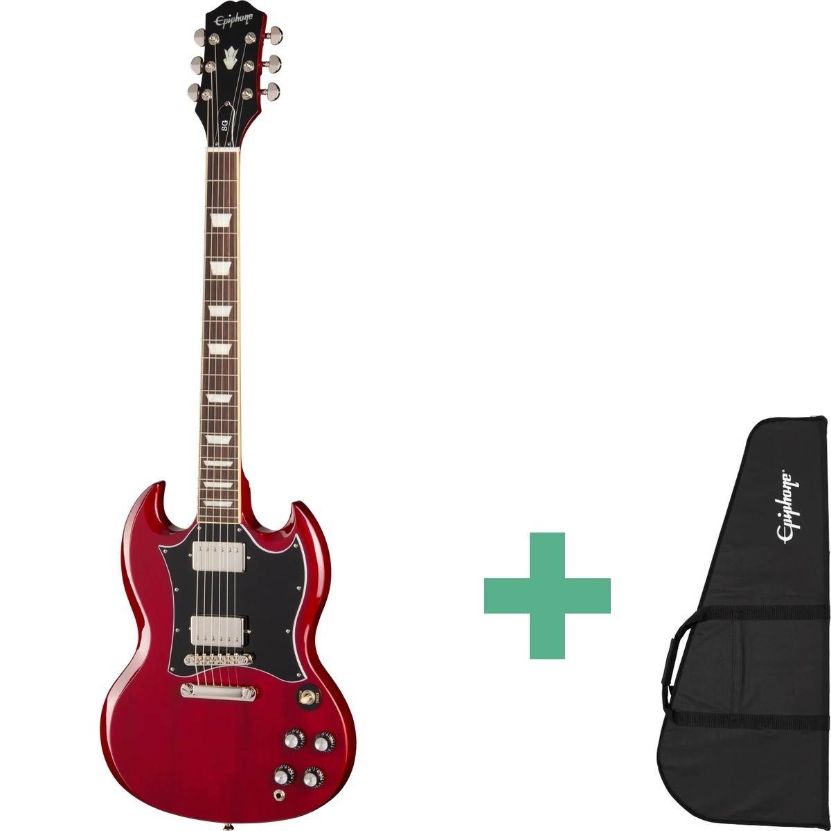 Sg Standard El Guitar Cherry fra Epiphone