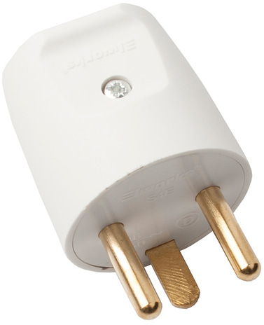 Dk Stikprop M J 250v 16a   Hvid fra Elworks