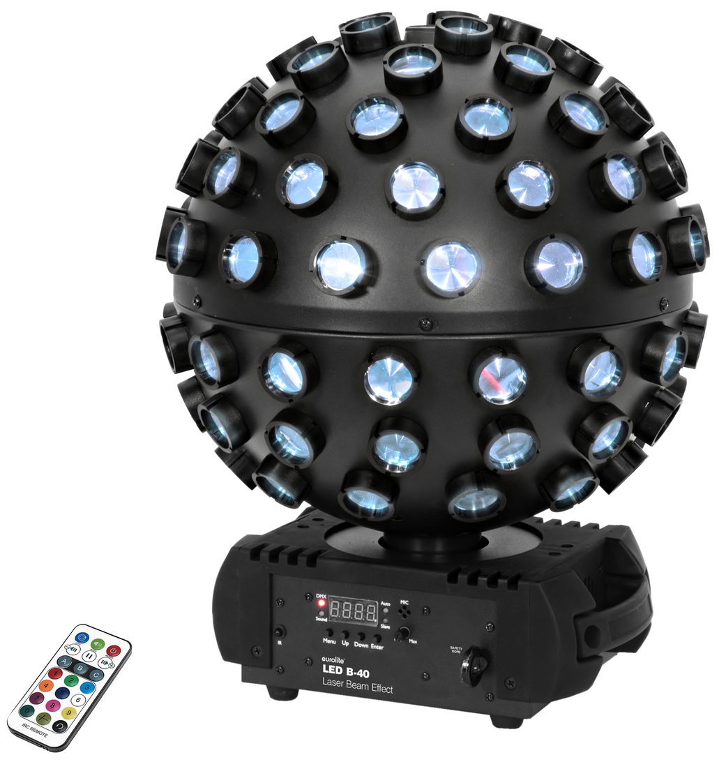 B 40 Led Laser Beam Lyseffekt fra Eurolite
