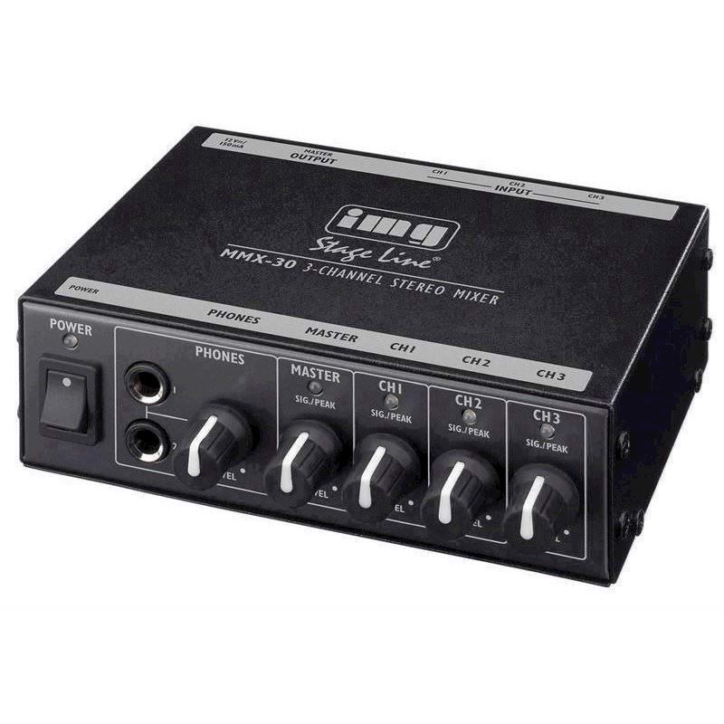Line Mixer 3 Kanals   Mmx 30     Stage Line fra Img