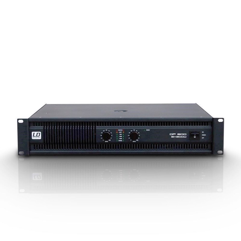 Ld Pa Power Amplifier 2 X 300 W 2 Ohms   Deep2 600 fra Ld Systems