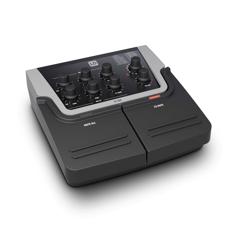 2 Kanals Pedal Med 16 Digitale Effekter   Fx 300 fra Ld Systems