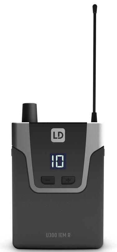 U305 Iem R   In Ear Bodypack Modtager 584 608 Mhz fra Ld Systems