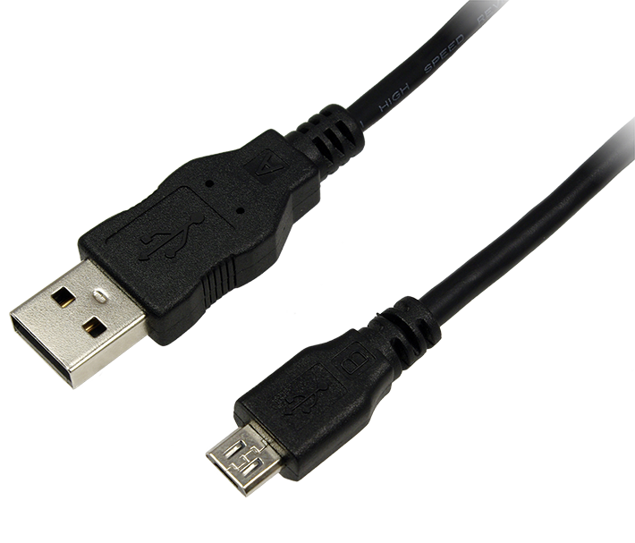 Usb A Til Micro B Kabel   3 Meter fra Logilink