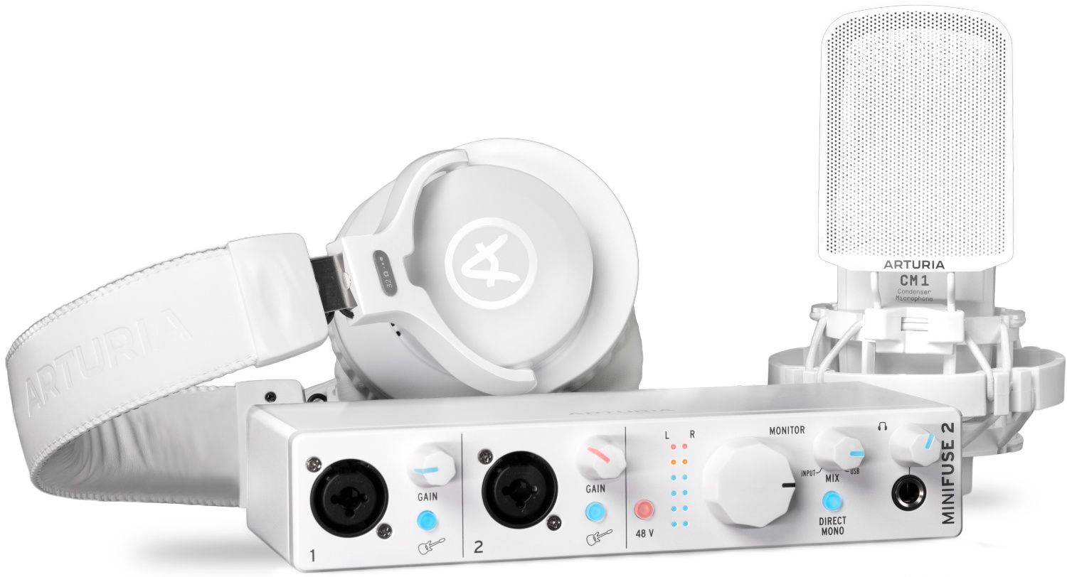 Minifuse 2 Recording Pack   Hvid fra Arturia