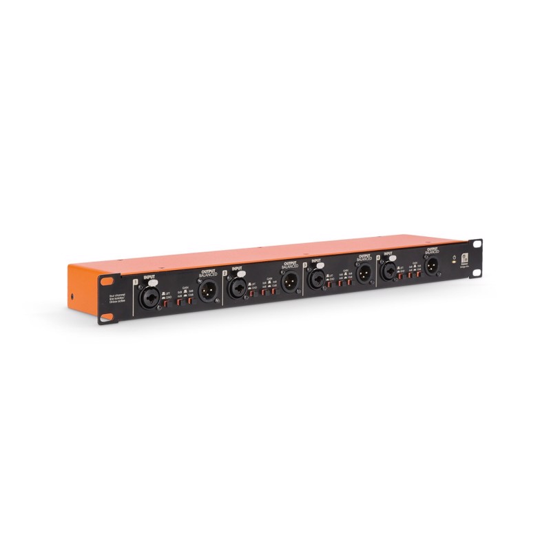 19" Di Box   Line Isolation Box, 4 Channels, Active     fra Palmer