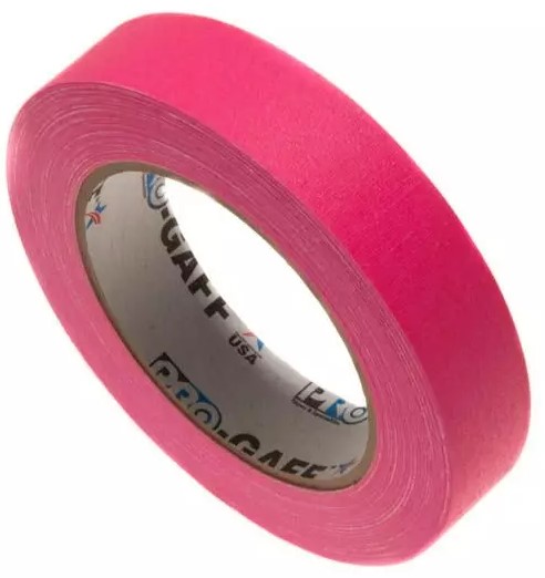Pro Gaff Glow Gaffatape 24mm X 22,8m   Flere Farver Pink fra Protapes
