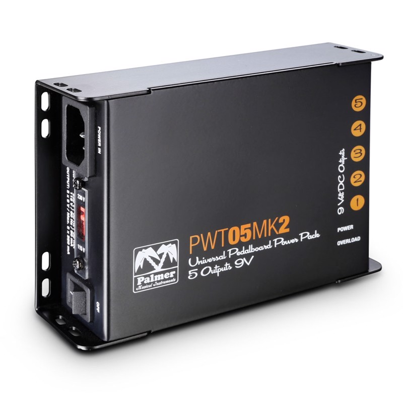 Universal 9v Pedalboard Power Supply 5 Outputs     fra Palmer Mi