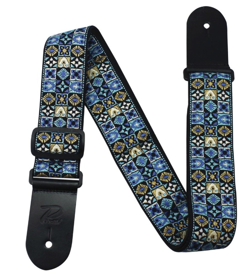 Hdr01 Jacquard Weave Blue Guitarrem fra Profile