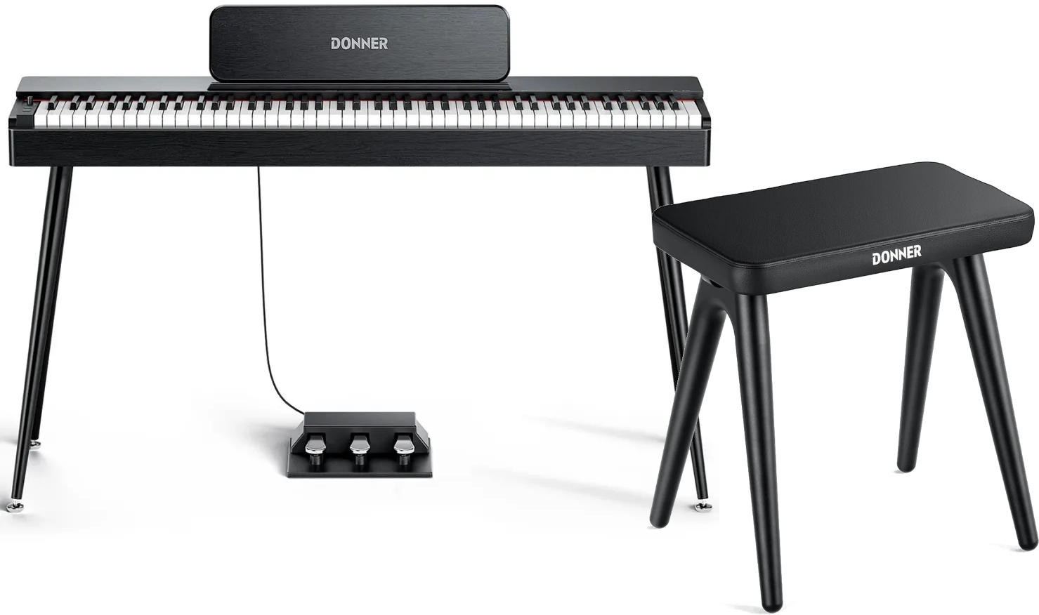 Oura S100 El Klaver Bundle   Sort fra Donner