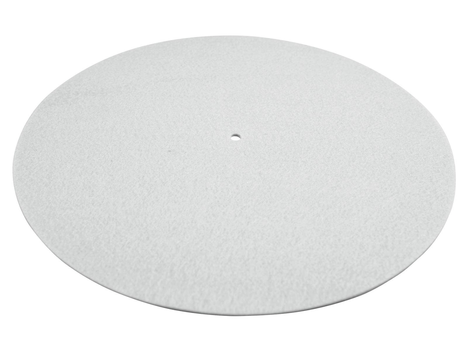 Slipmat Til Pladespiller   Neutral Hvid fra Omnitronic