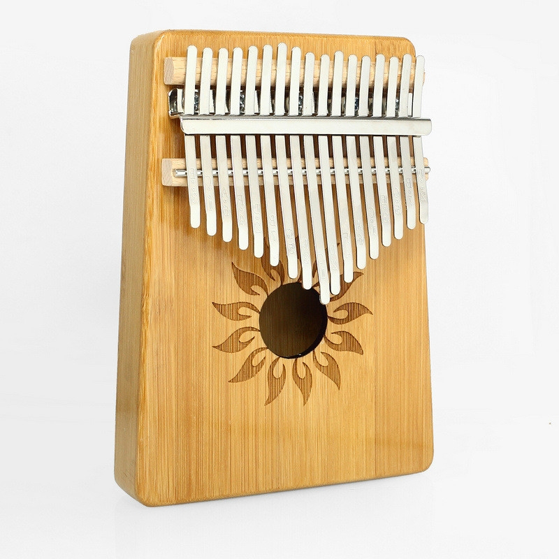 Kalimba I Solid Bambus Med 17 Toner fra Music2you