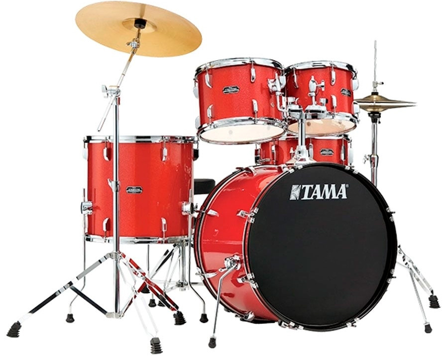 St50h5c Cds Stagestar Trommesæt   Candy Red Sparkle fra Tama
