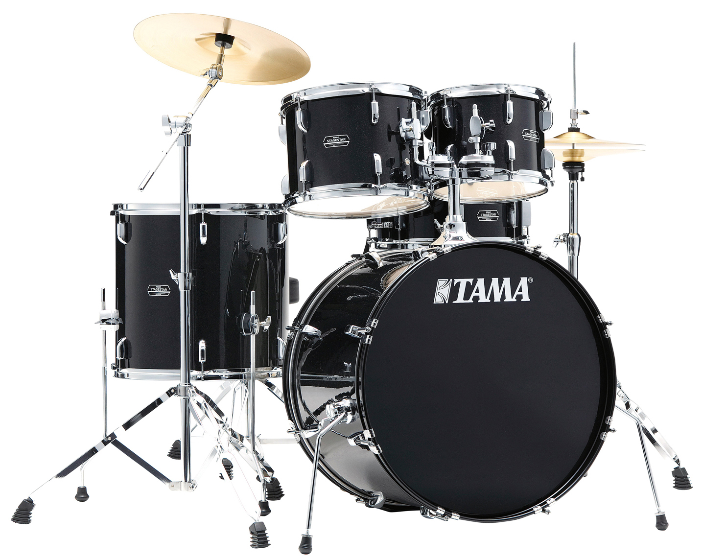 St52h5c Bns Stagestar Trommesæt   Sort fra Tama
