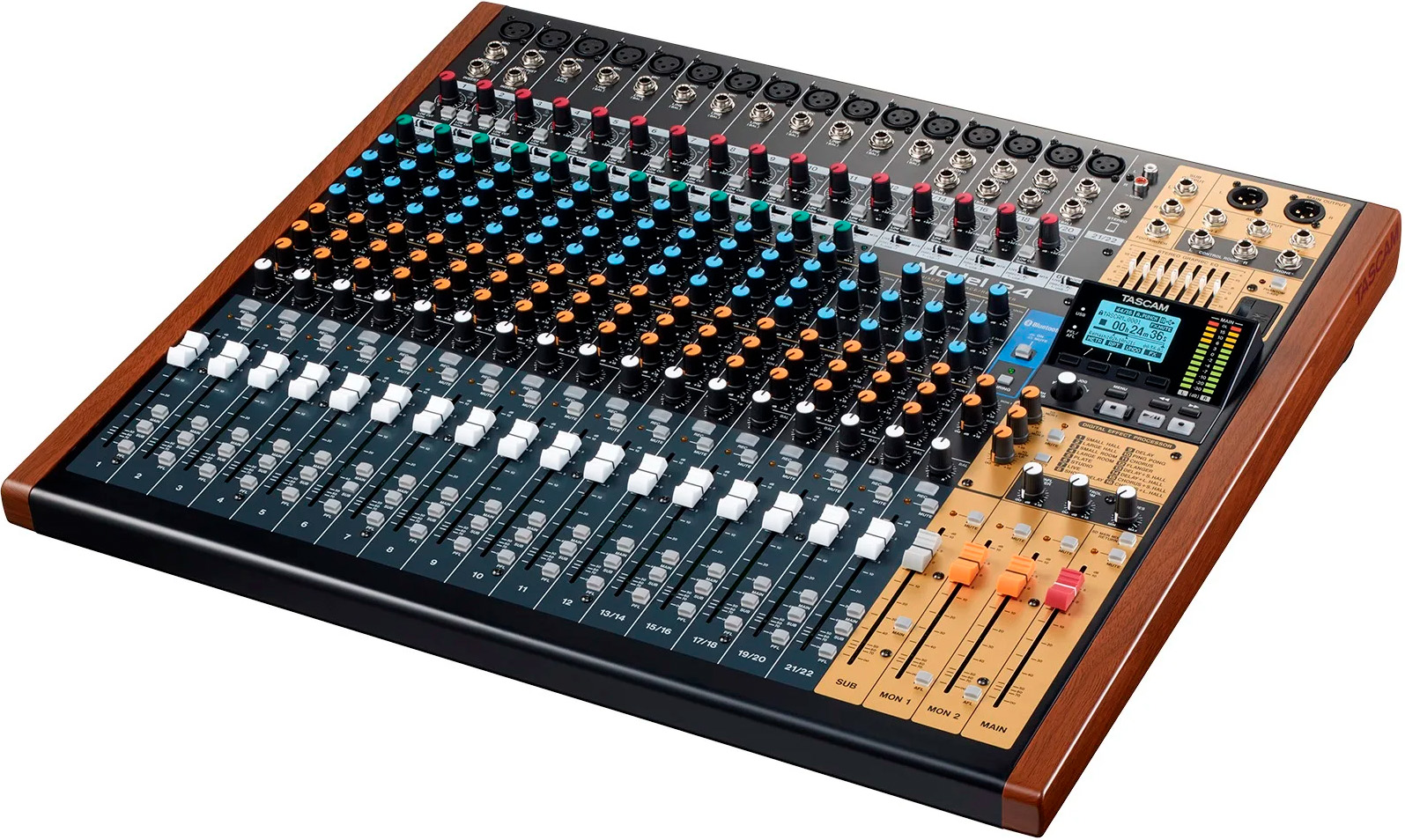 Model 24 Mixer Med Digital Multitrack Optager fra Tascam