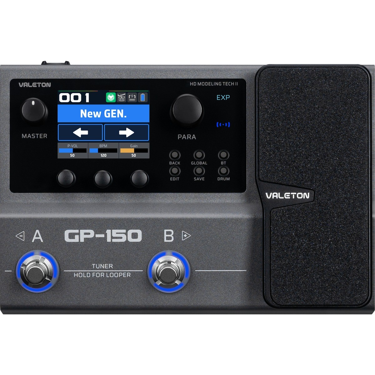 Gp150 Guitar Multieffekt fra Valeton