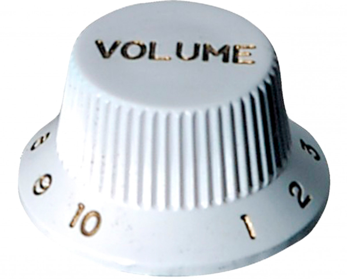 Volume Knap Til Stratocaster   Hvid fra Music2you