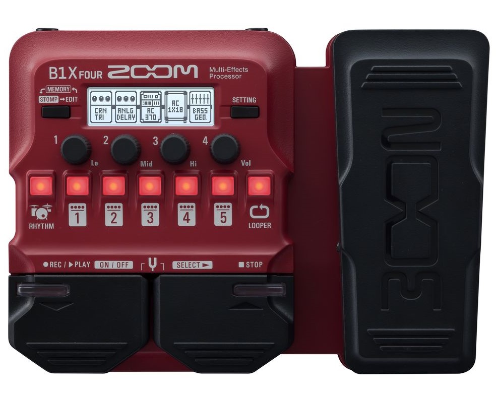 B1x Four Multi Effekt Pedal   Bas fra Zoom