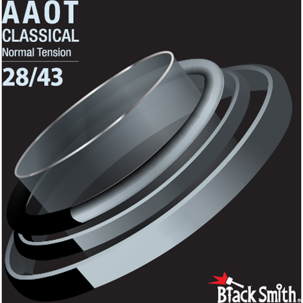 Aa80n Spansk Guitar Strenge, Medium Tension fra Blacksmith