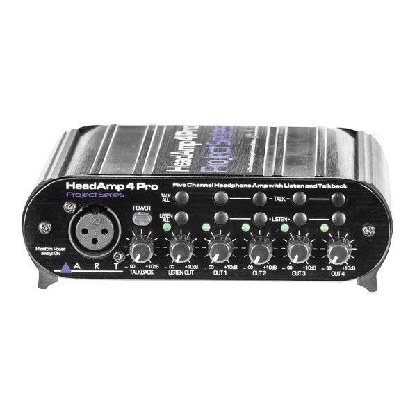 Art Hovedtelefon Forstærker Pro 4 Kanaler fra Art Proaudio