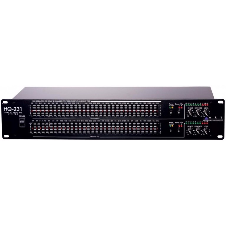 Art Grafisk Equalizer 2 X 31 Bånd, Med Feedback Detection fra Art Proaudio