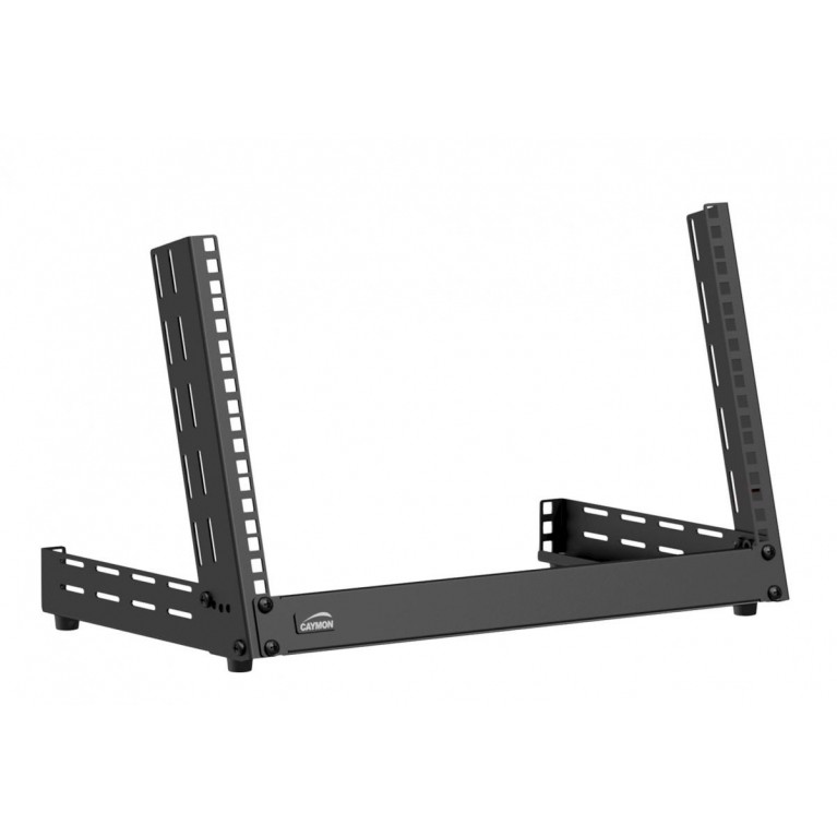 19" åben Rackstativ. Justerbar Vinkel.  6 Unit fra Caymon