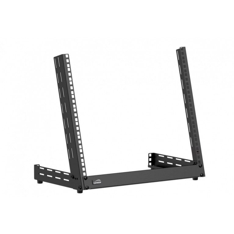 19" åben Rackstativ, Justerbar Vinkel,  9 Unit fra Caymon
