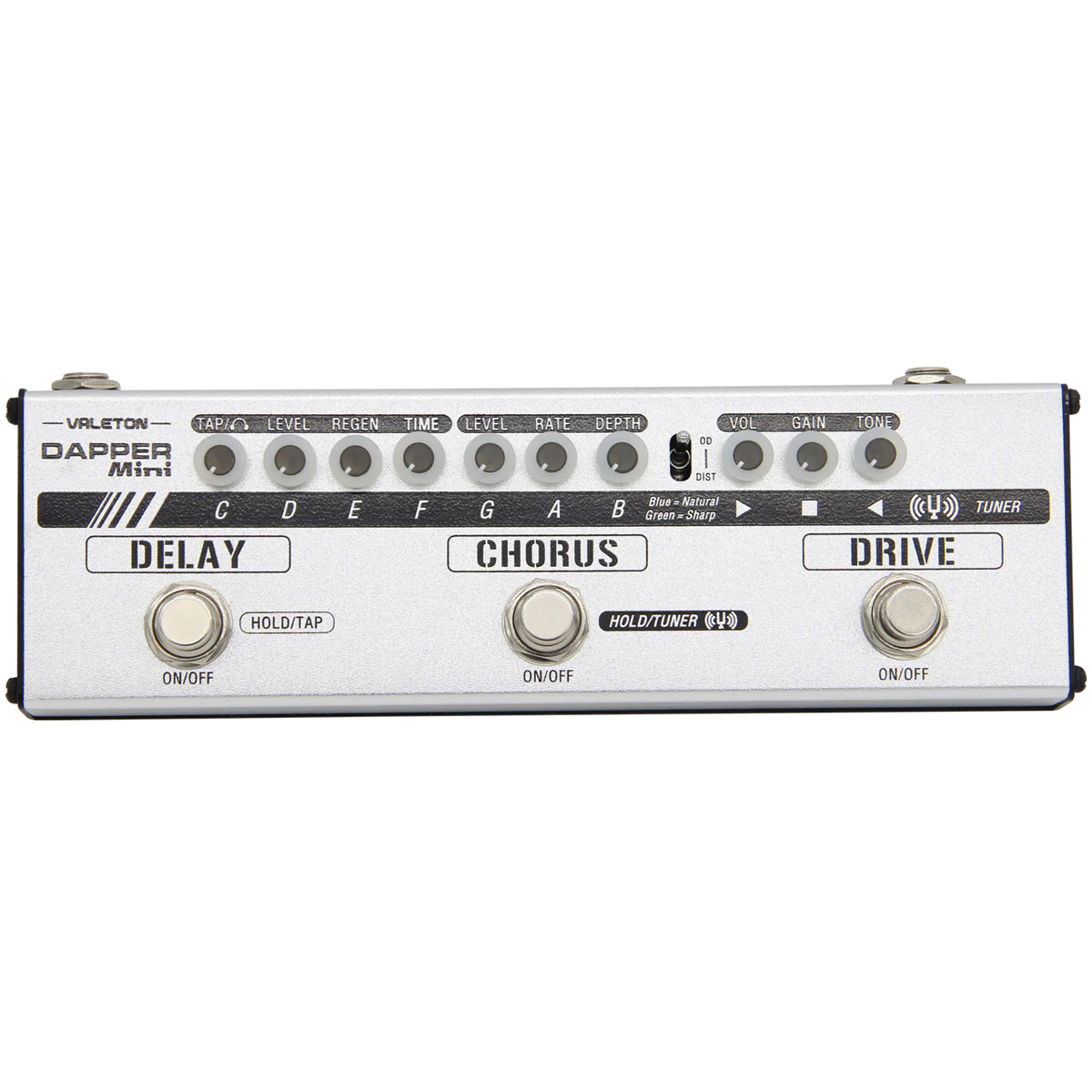 Mes 1 Dapper Mini Guitar Multieffekt Pedalboard fra Valeton