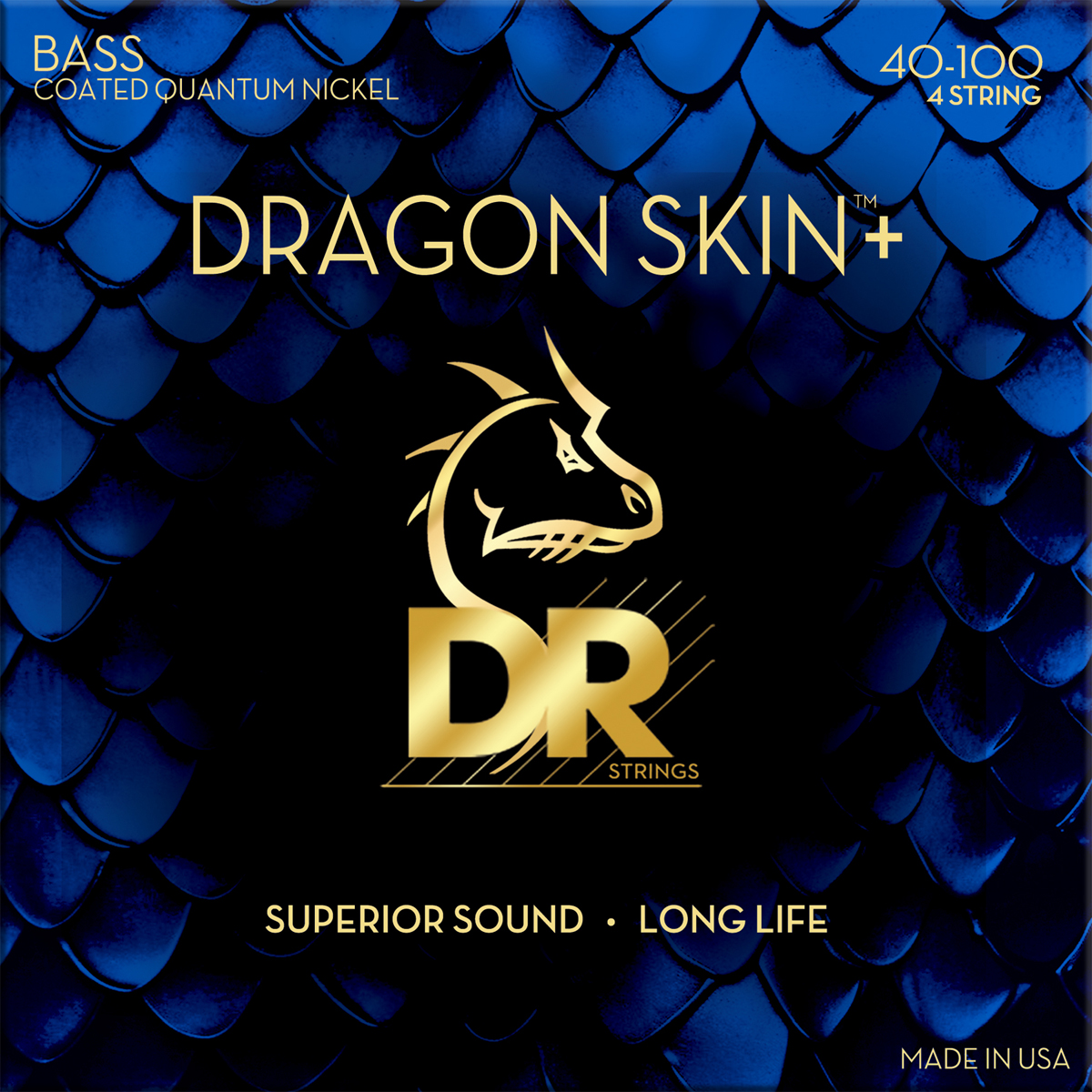 Dbq 40 Dragon Skin+ Bas Strenge, 040 100 fra Dr Strings