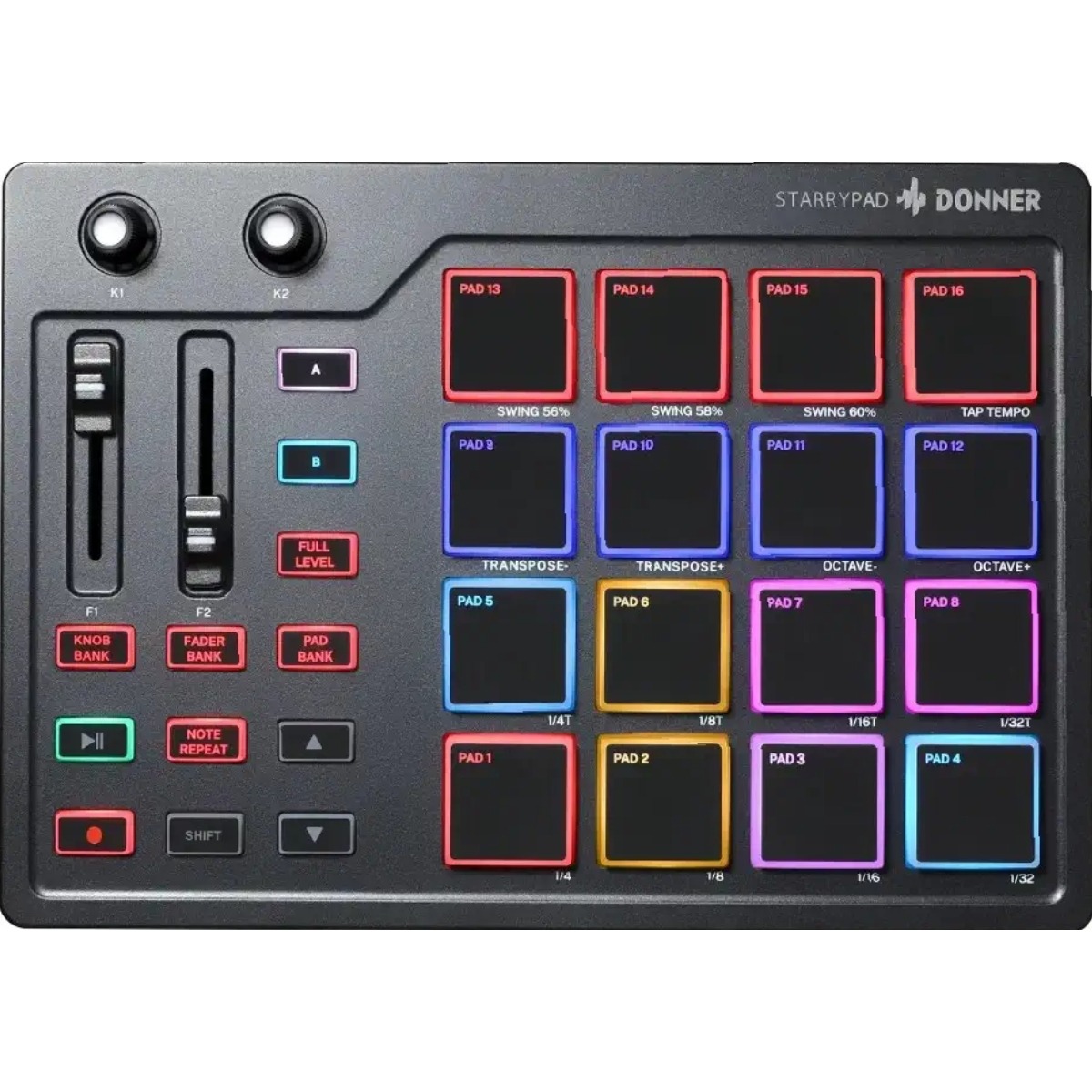Starrypad Midi Controller fra Donner