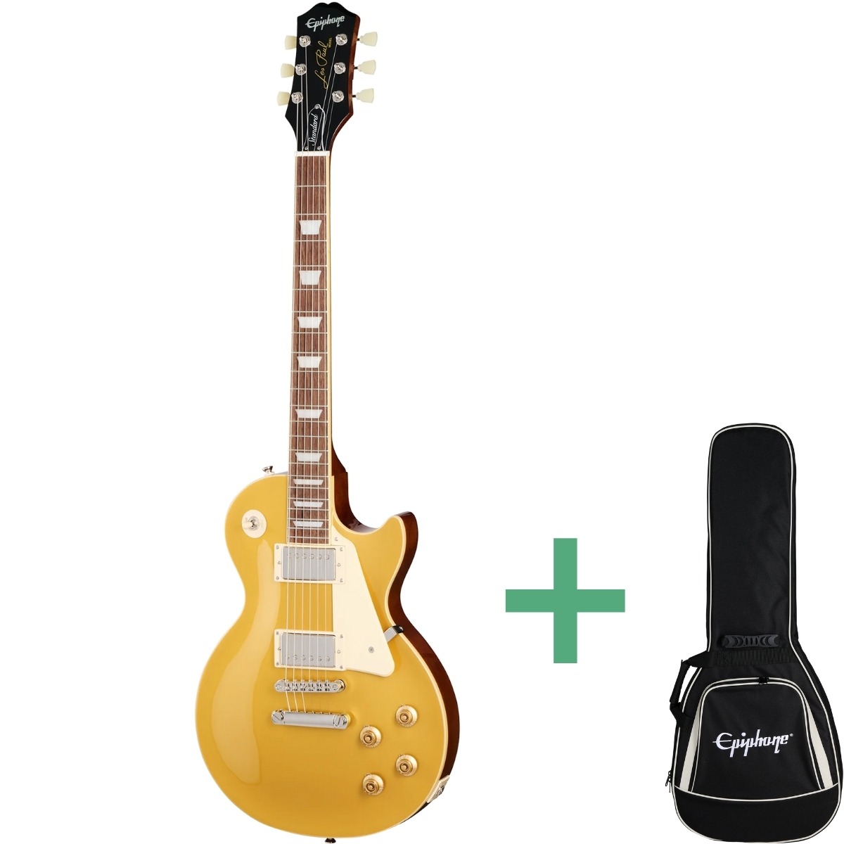 Les Paul Standard 50s El Guitar Gold Top fra Epiphone