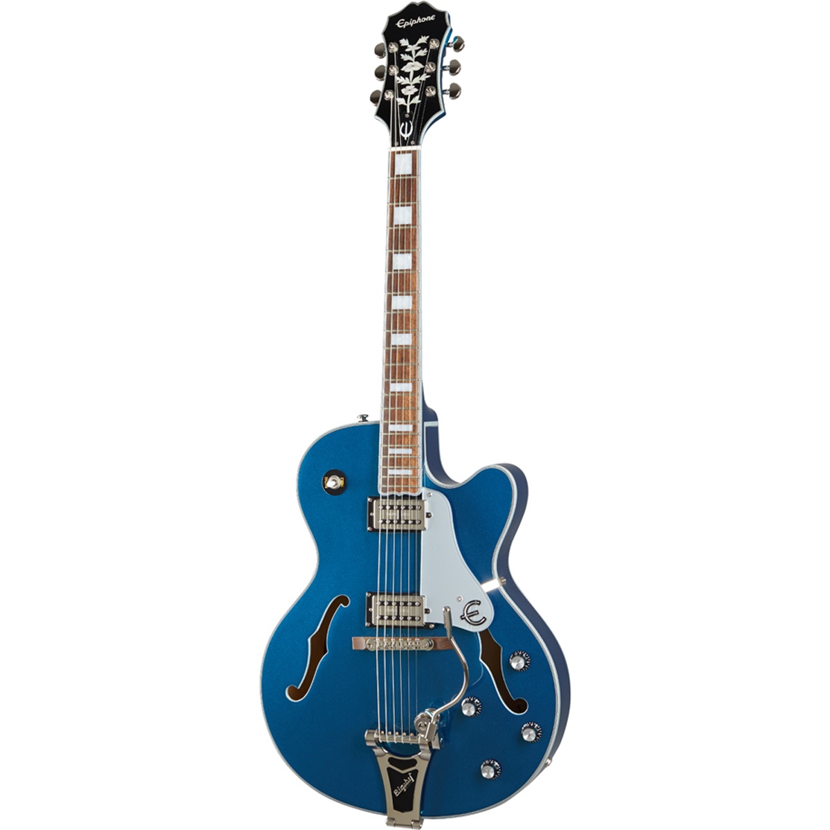 Emperor Swingster El Guitar Delta Blue Metallic fra Epiphone