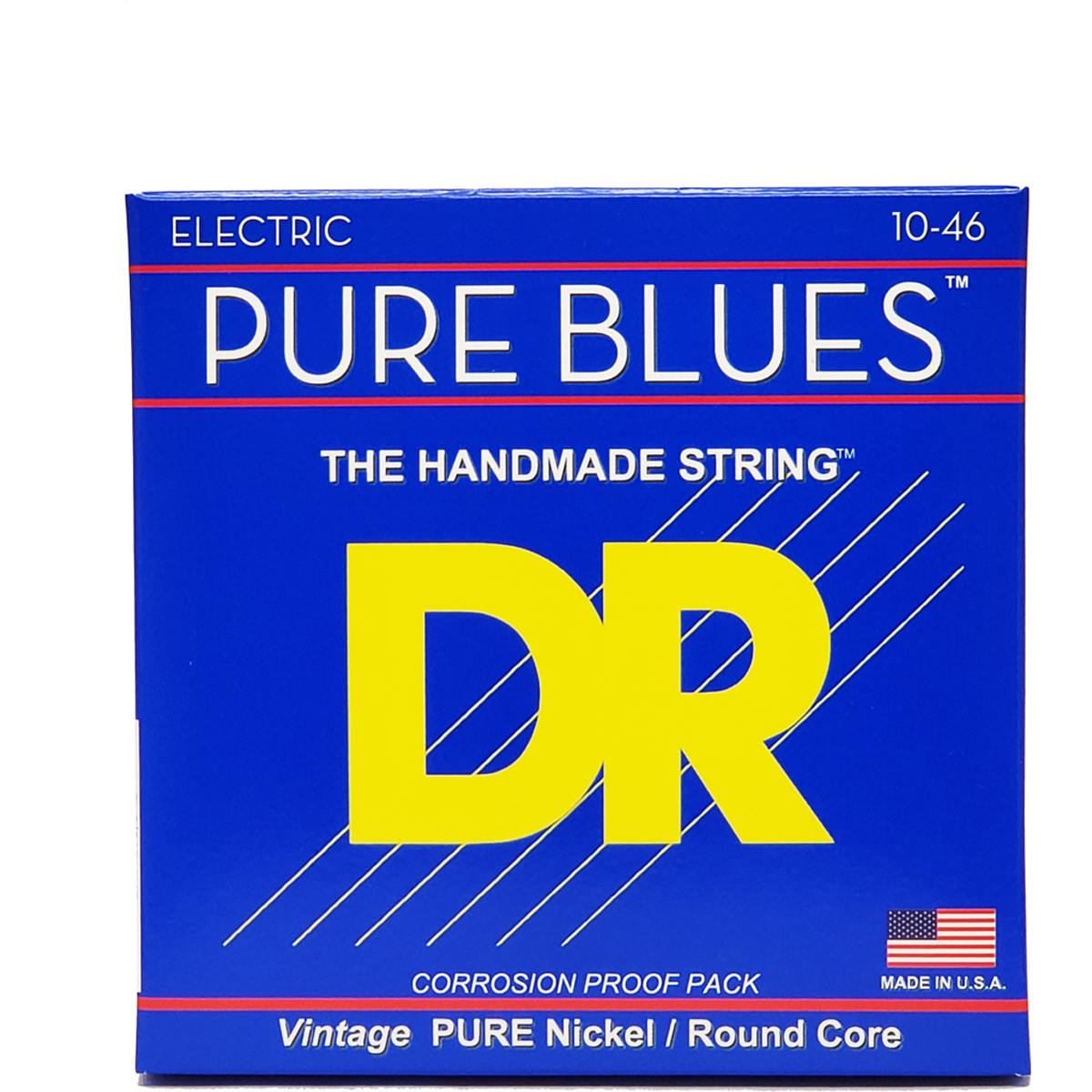 Phr 10 Pure Blues El Guitar Strenge, 010 046 fra Dr Strings
