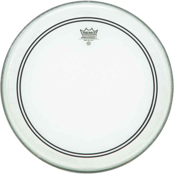 Powerstroke 3 Clear Stortromme Skind 20 fra Remo
