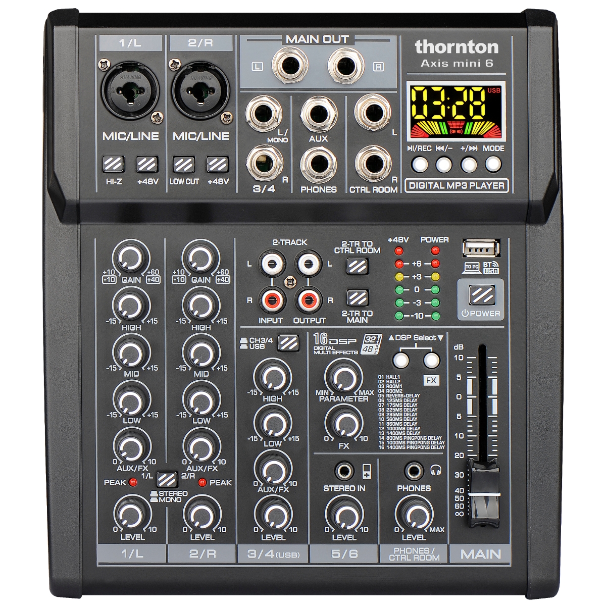 Axis Mini 6 Mischpult fra Thornton