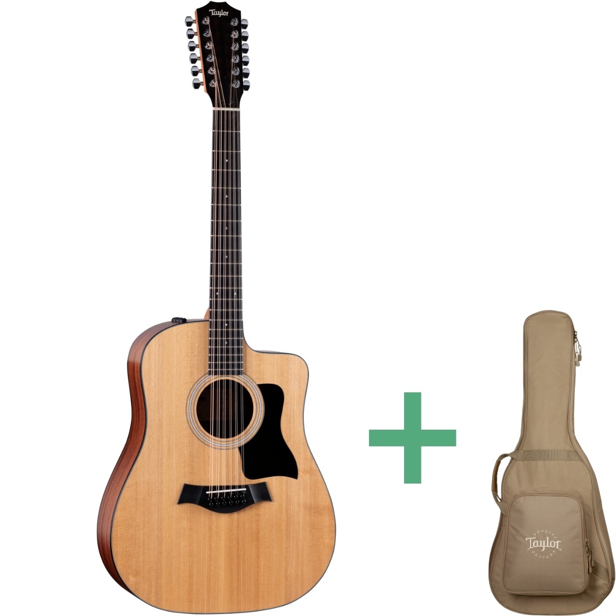 150ce, Sapele Spruce Western Guitar, 12 Strenget fra Taylor