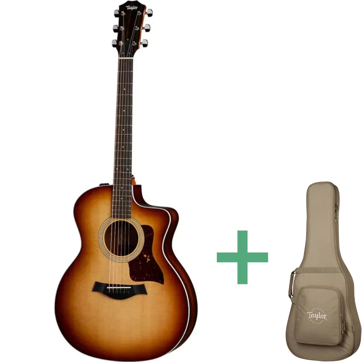 214ce K Sb Western Guitar Sunburst fra Taylor