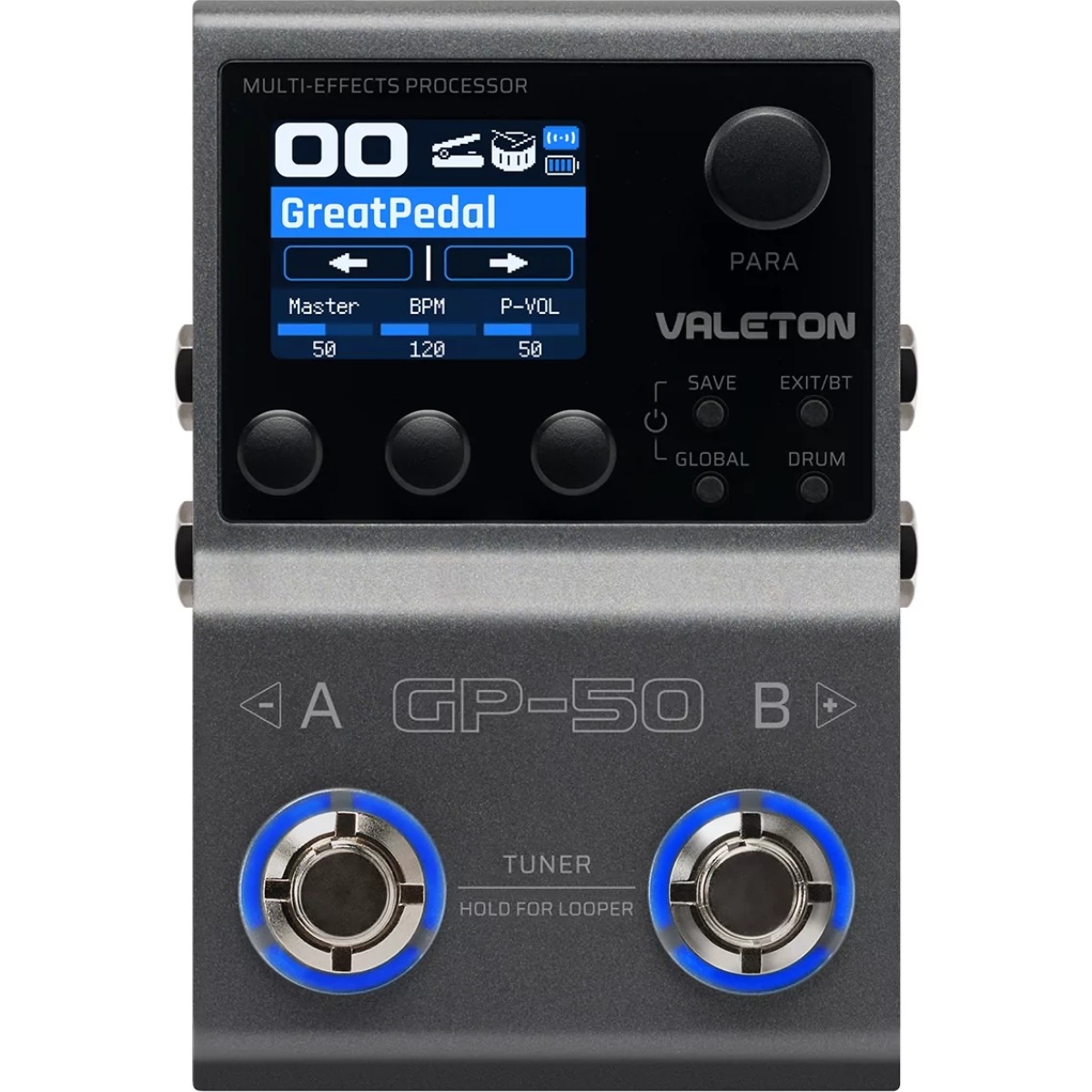 Gp 50 Guitar Multieffekt fra Valeton
