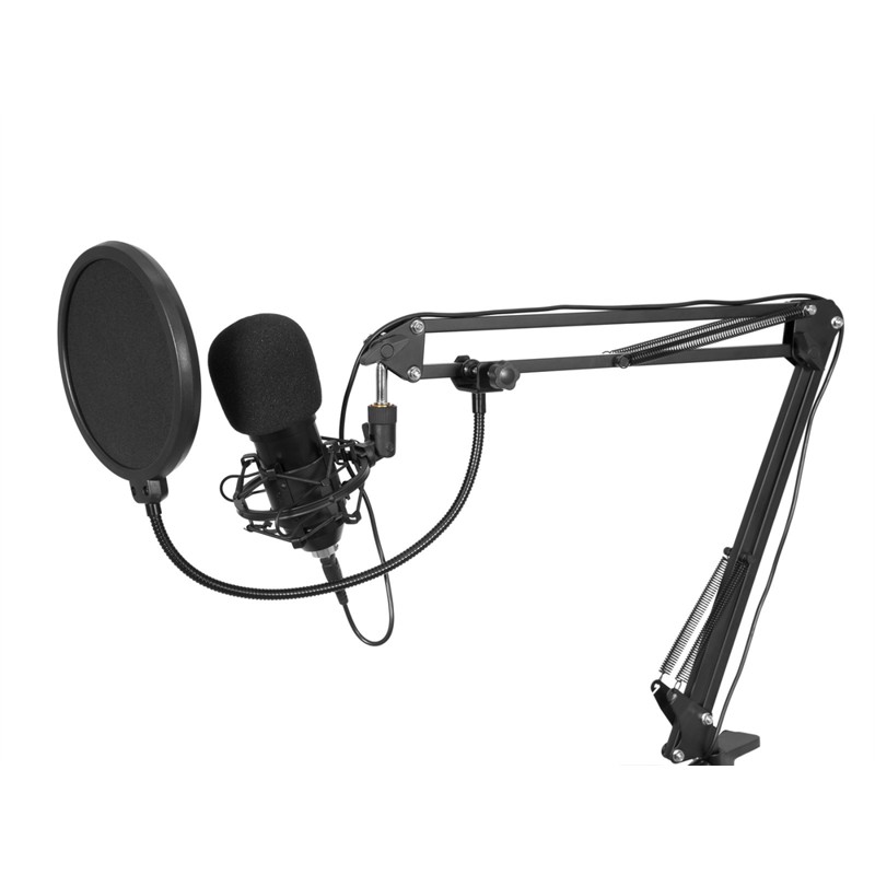 Bms 1c Usb Condenser Broadcast Microphone Set fra Omnitronic