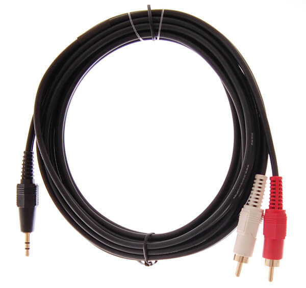 2 X Phono Til Minijack(stereo) Kabel 3 Meter fra Hiend