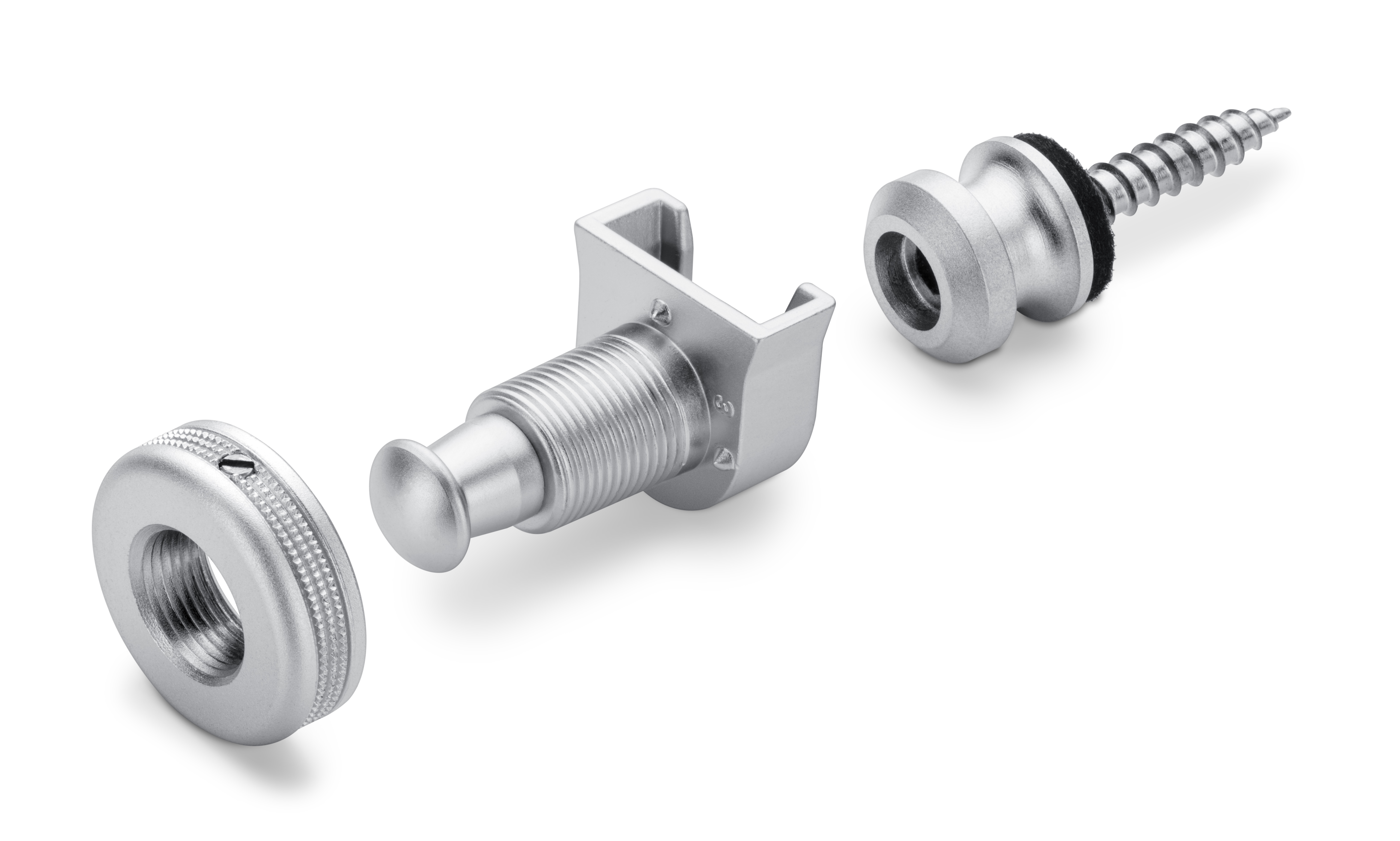 Straplock   Satin Chrome fra Schaller