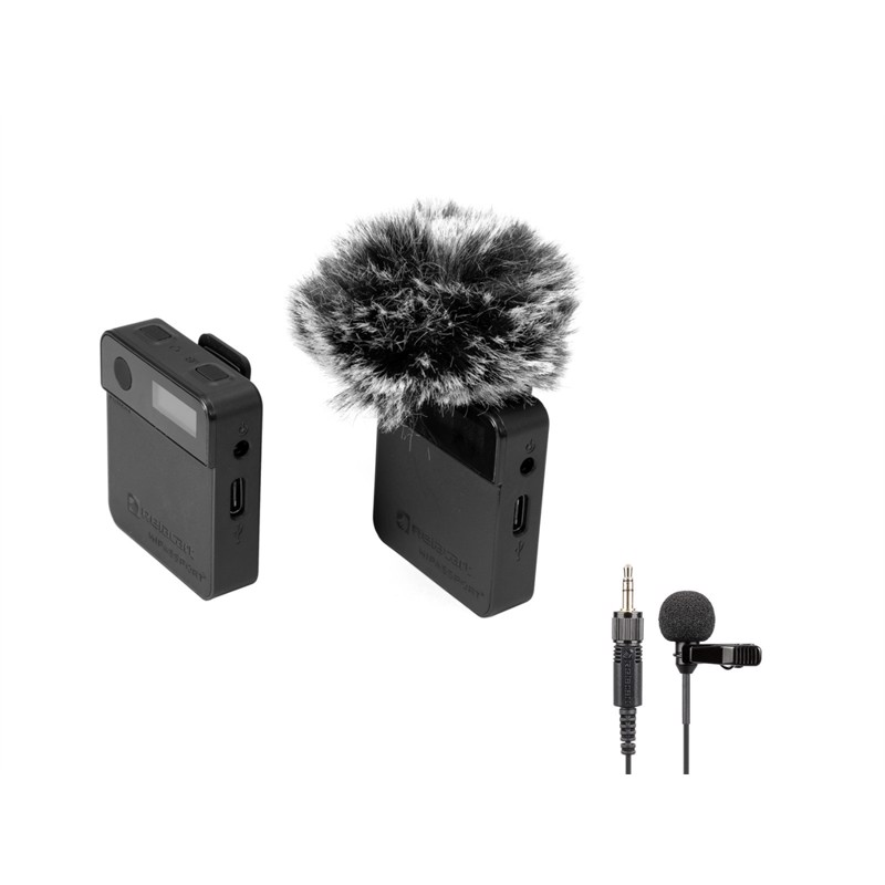 Set Mipassport Wireless Cameramount Microphone System + Lm P01 Lavalier fra Relacart