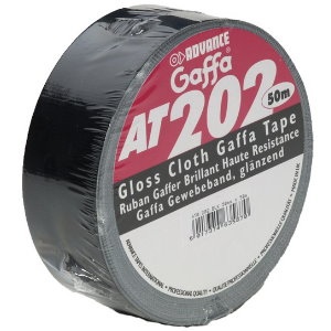 At202 Pro Gaffatape   Sort fra Advance