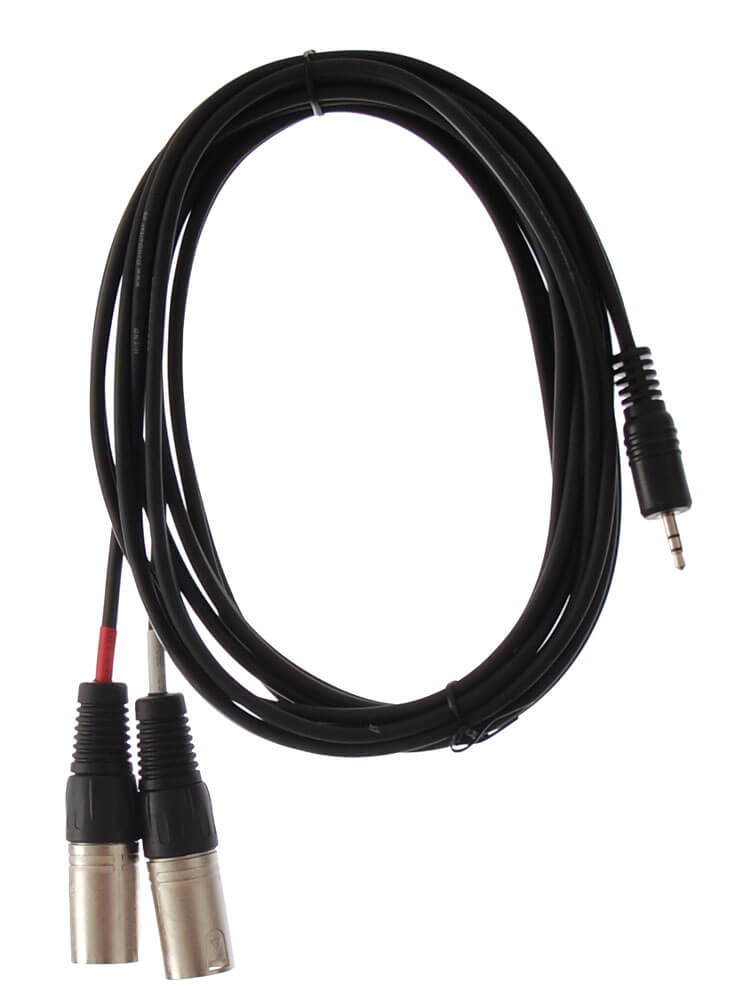 2 X R(han) Til Minijack(stereo) Kabel 3 Meter fra Hiend