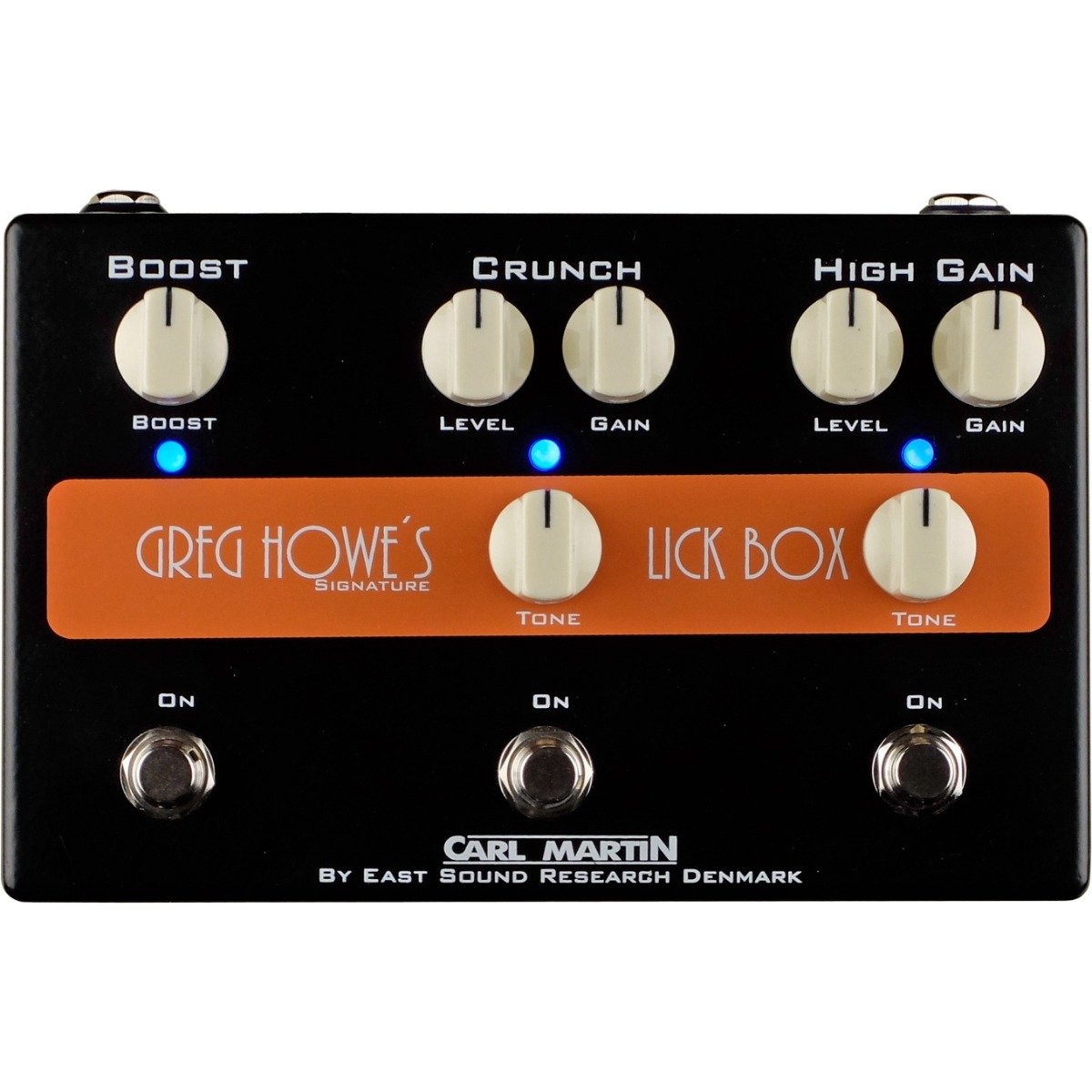 Greg Howe's Lick Box Guitar Effekt Pedal fra Carl Martin