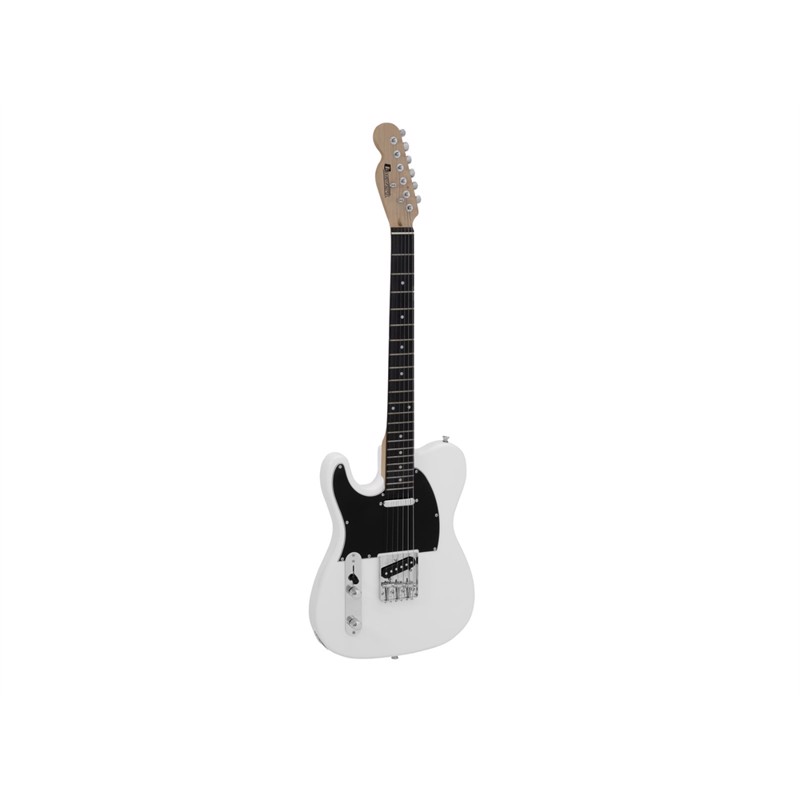 Tl 601 E Guitar Lh, White   Black Pick Guard fra Dimavery